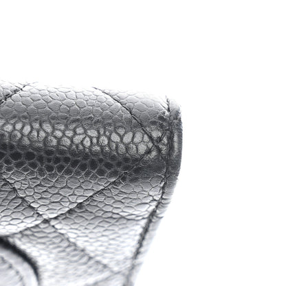 Chanel Caviar Quilted Large Flap Wallet Black 11 of 11