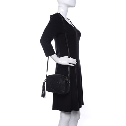 Gucci Pebbled Calfskin Small Soho Disco Bag Black 2 of 8