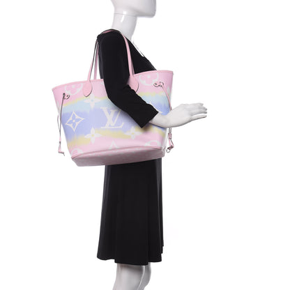 Louis Vuitton Monogram Escale Neverfull MM Pastel 2 of 9