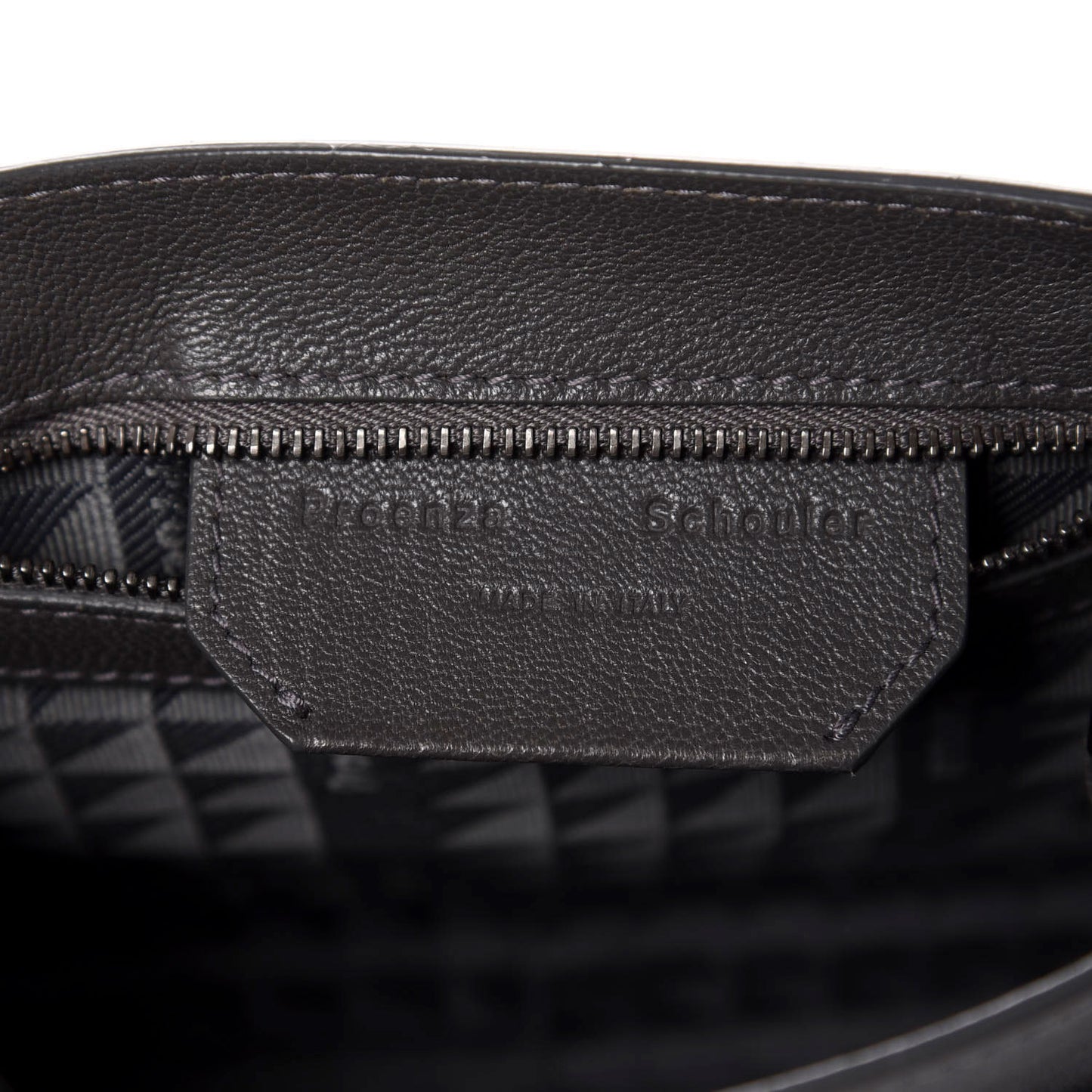 Lambskin PS1 Mini Pouch Messenger Heather Grey
