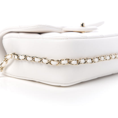 Chanel Lambskin Quilted Small My Precious Flap White 7 of 10