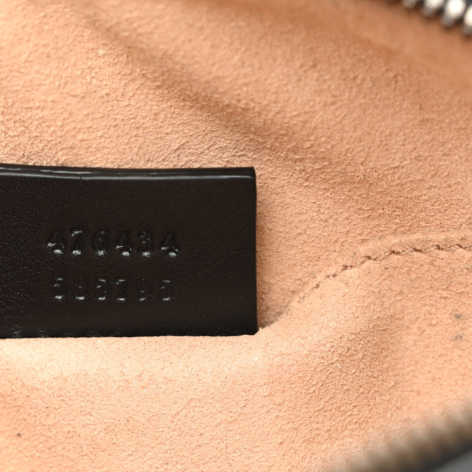 Gucci Calfskin Matelasse GG Marmont Belt Bag 75 30 Black 7 of 10