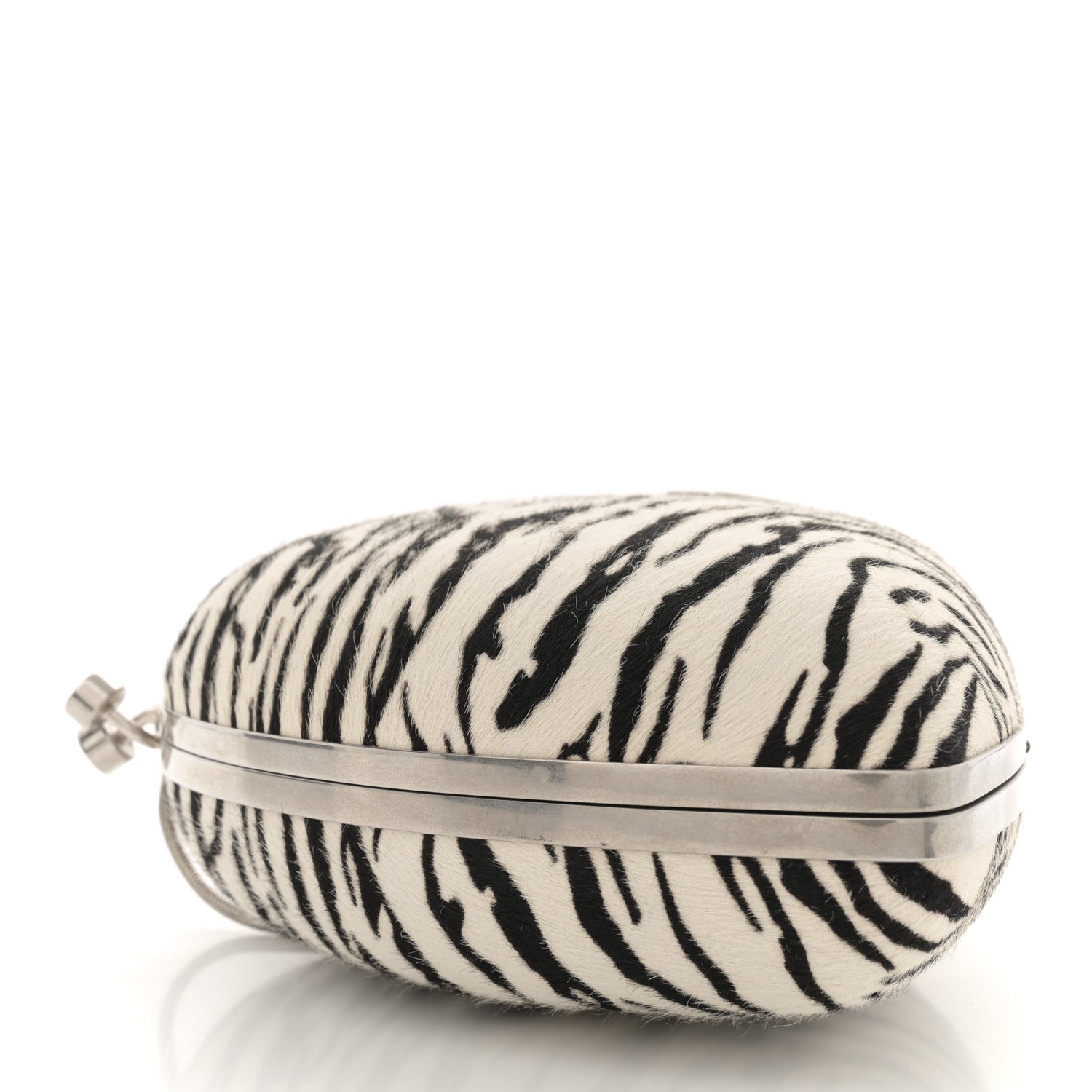 Saint Laurent Pony Hair Zebra Love Box Bag White Black 4 of 9