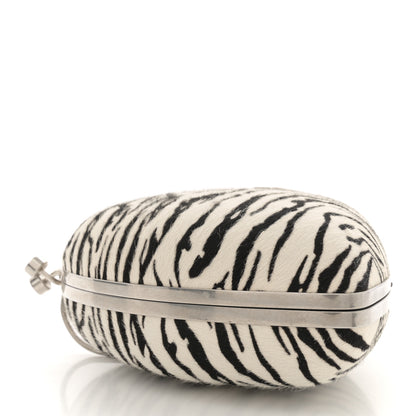 Saint Laurent Pony Hair Zebra Love Box Bag White Black 4 of 9