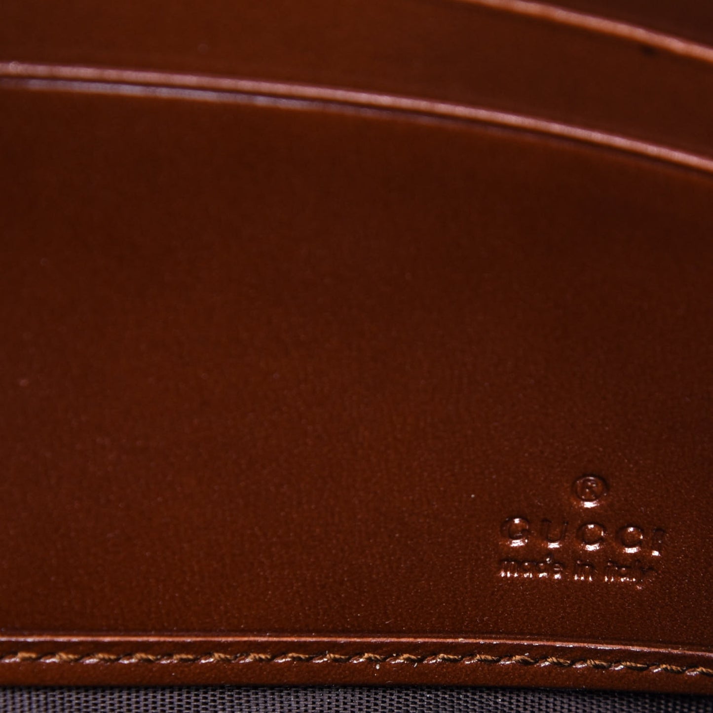 Calfskin GG Supreme Monogram Continental Wallet Brown
