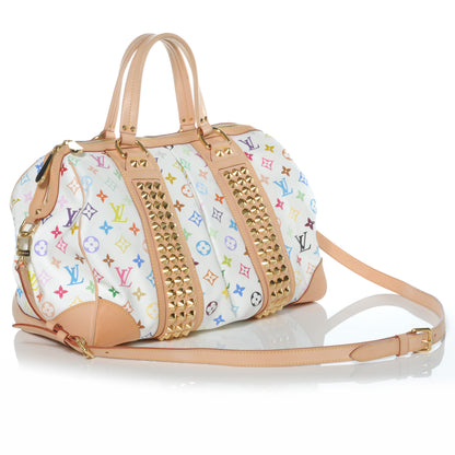 Louis Vuitton Monogram Multicolor Courtney GM White 3 of 7