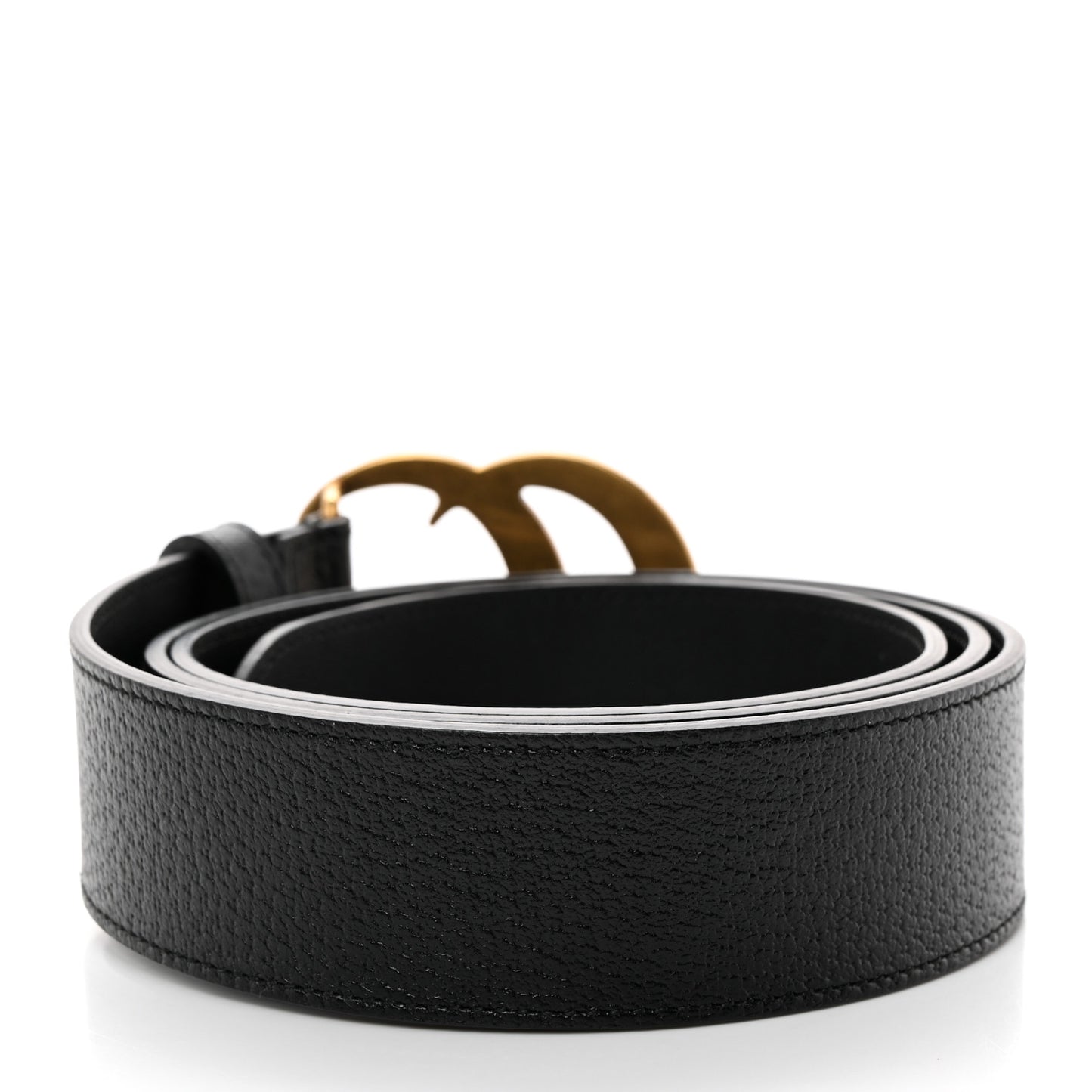 Textured Calfskin Double G 40mm Belt 105 42 Black
