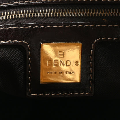 Fendi Vinyl Zucchino Hobo Tobacco 6 of 9