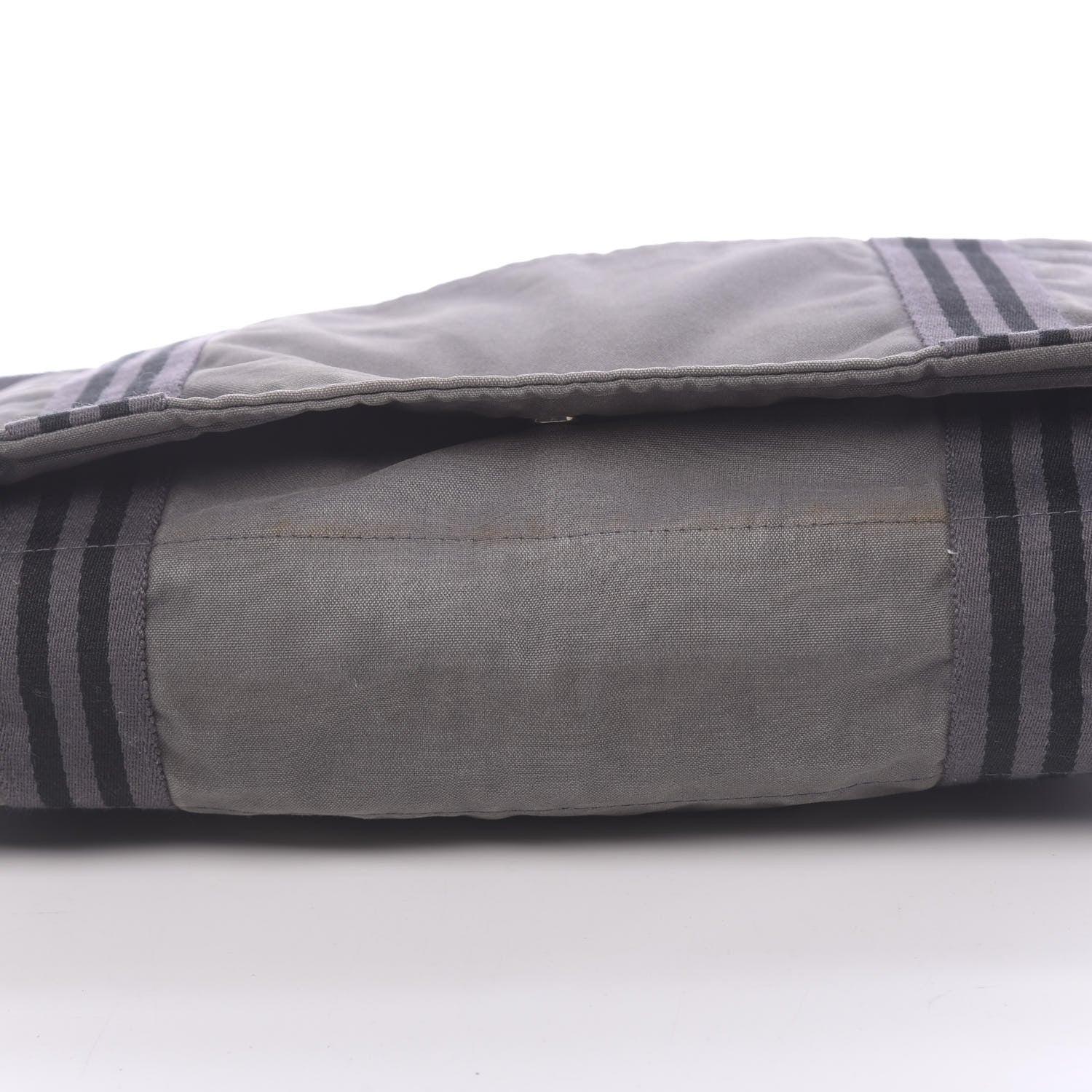 Hermes Canvas Herline Messenger Bag Grey 11 of 13
