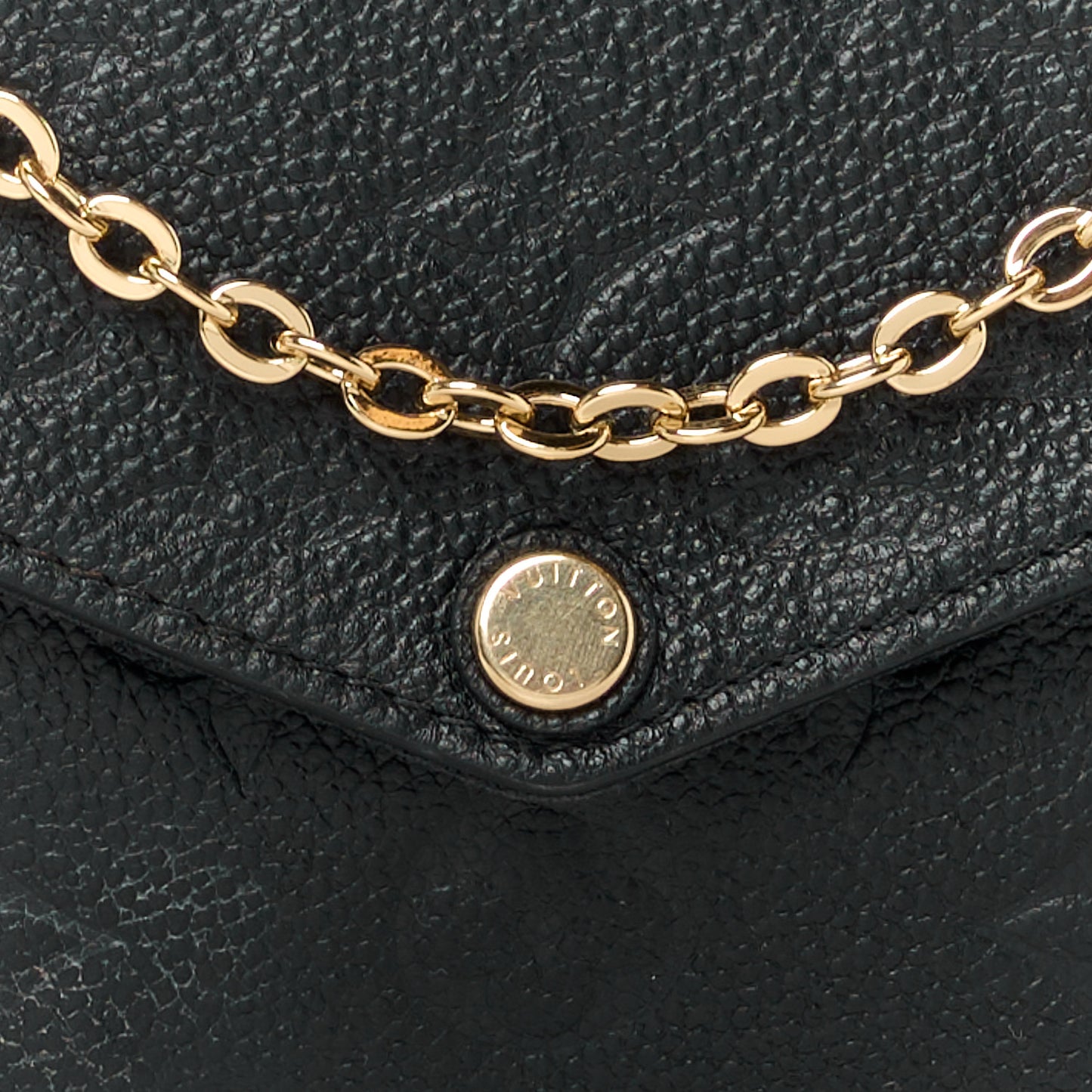 Empreinte Pochette Felicie Chain Wallet Black