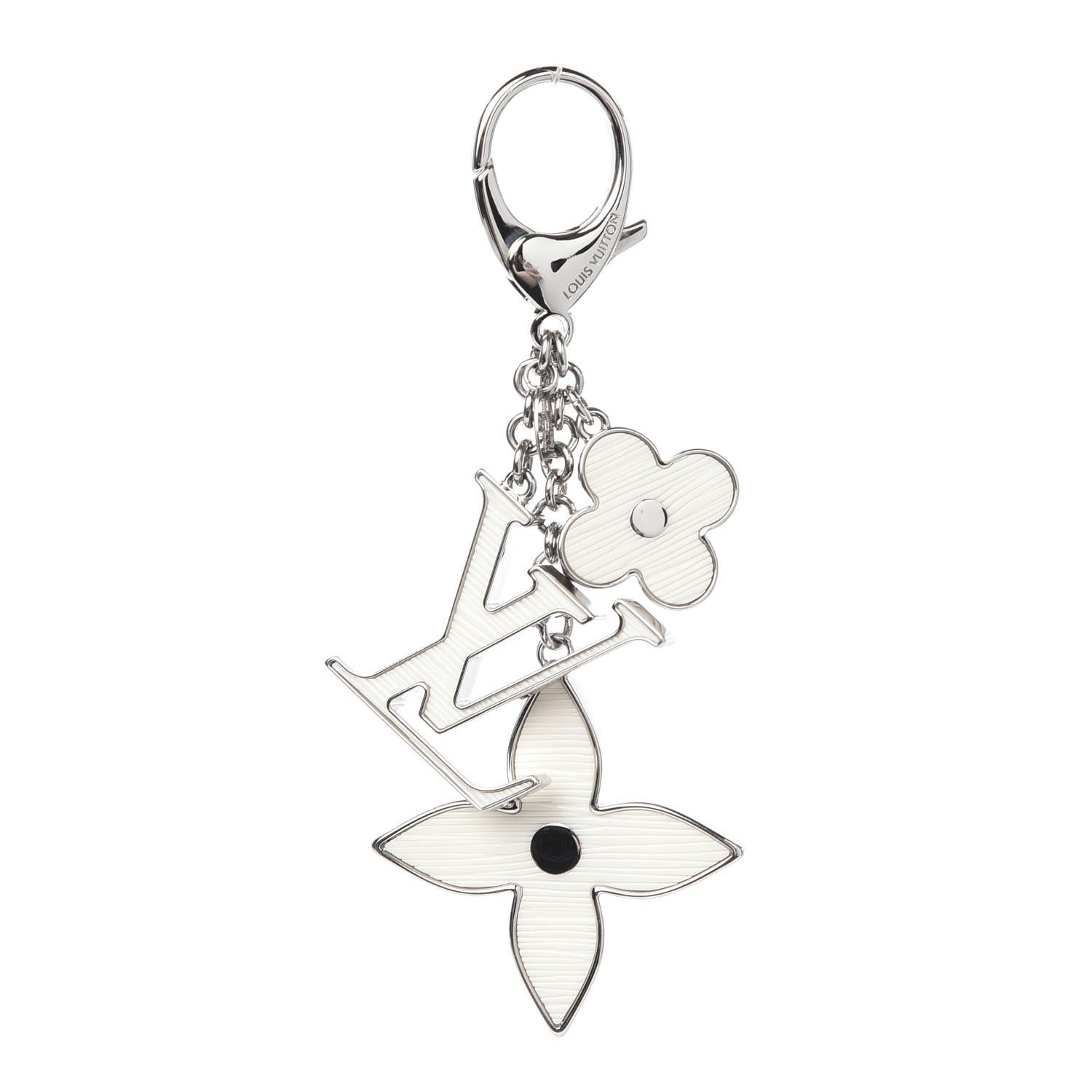 Louis Vuitton Fleur d Epi Bag Charm Ivory 1 of 3