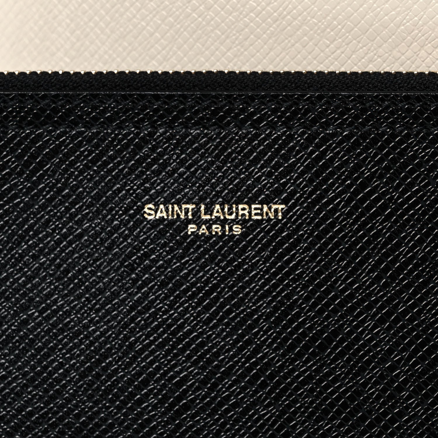 Saint Laurent Grained Calfskin Large Shopping Tote Vintage Black 8 of 11