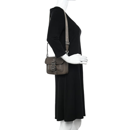 Christian Dior Grained Calfskin Mini Hit The Road Bag Brown 3 of 12