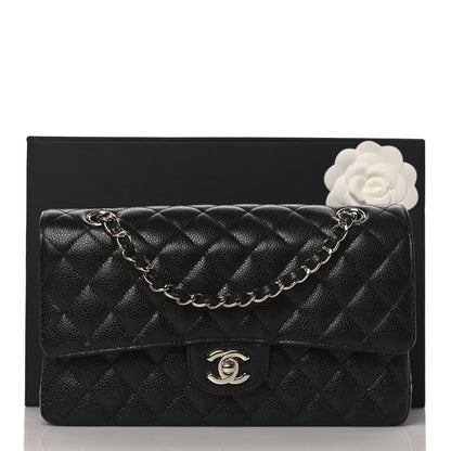 Chanel Caviar Quilted Medium Double Flap Black 10 of 10