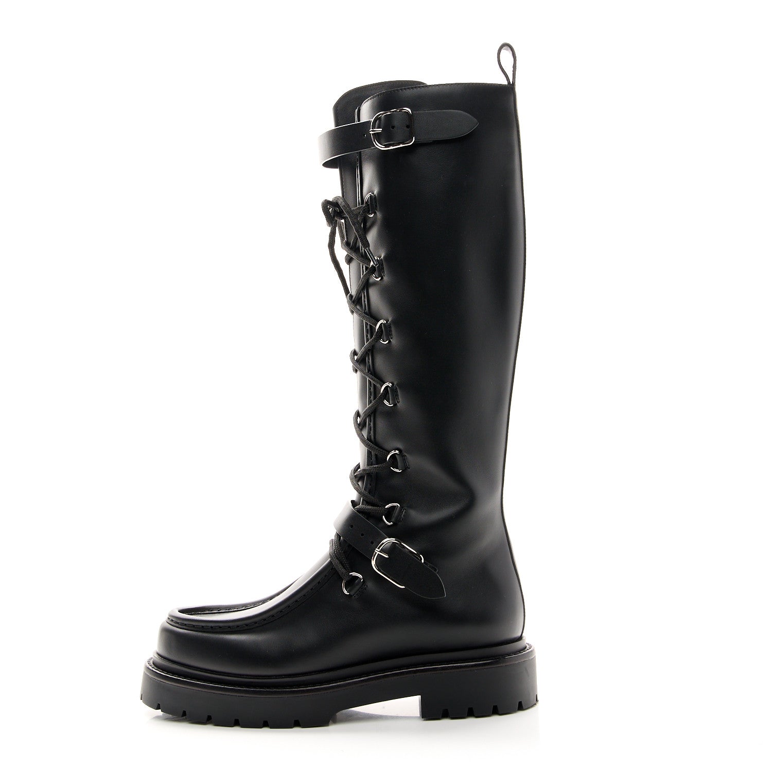 Hermes Calfskin Landscape Boots 38 Black 1 of 9