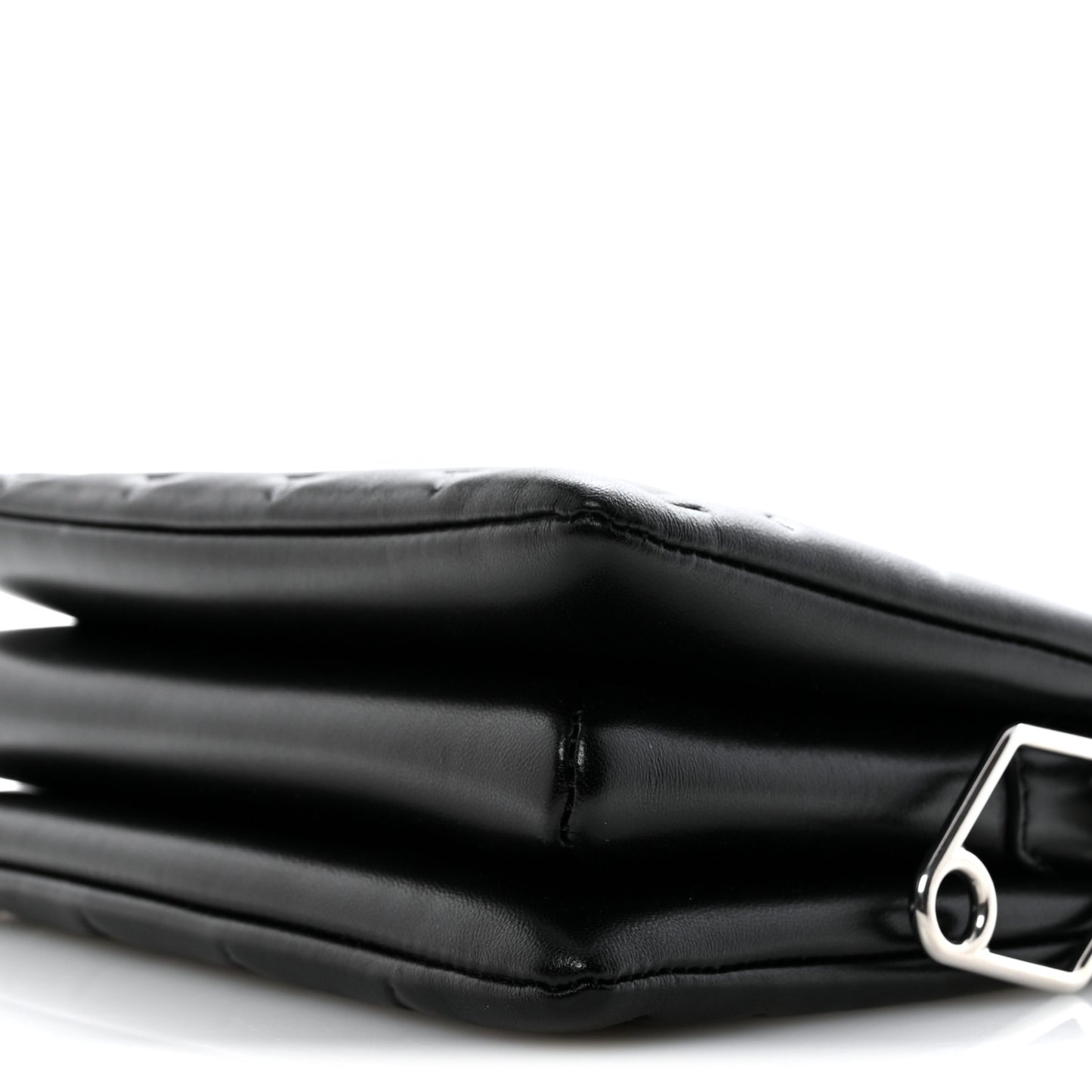 Lambskin Embossed Monogram Coussin BB Black