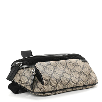 Gucci GG Supreme Monogram Belt Bag Black 4 of 9