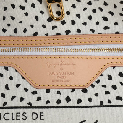 Louis Vuitton Monogram Kusama Waves Neverfull MM White 6 of 7