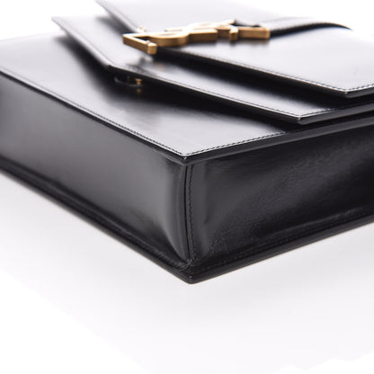 Saint Laurent Smooth Calfskin Monogram Medium Sulpice Shoulder Bag Black 9 of 9