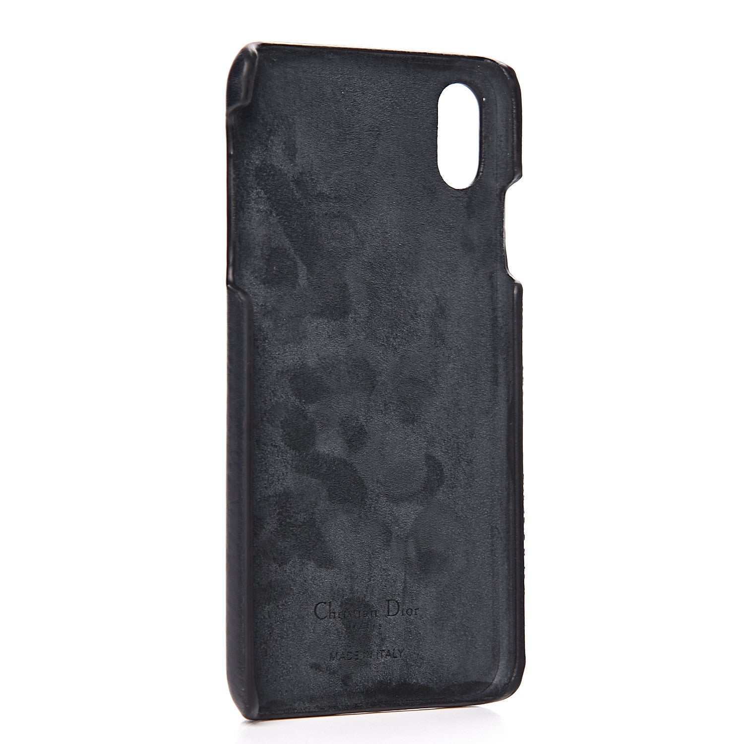 Christian Dior Oblique Calfskin Saddle iPhone XS Max Case Blue 3 of 7