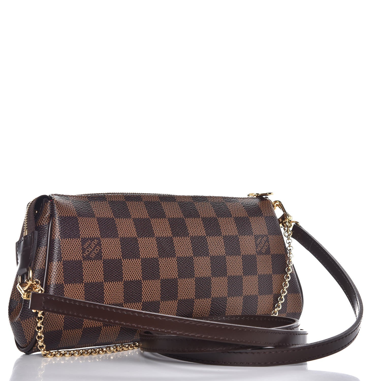 Louis Vuitton Damier Ebene Eva Clutch 3 of 9