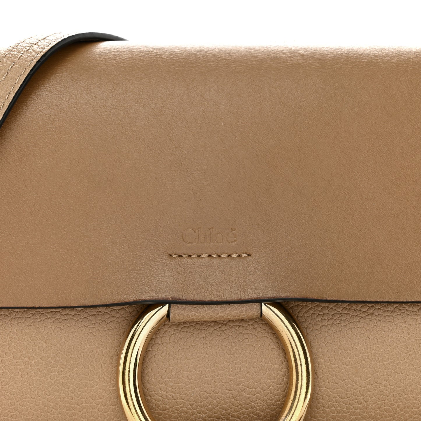 Calfskin Small Faye Shoulder Bag Blush
