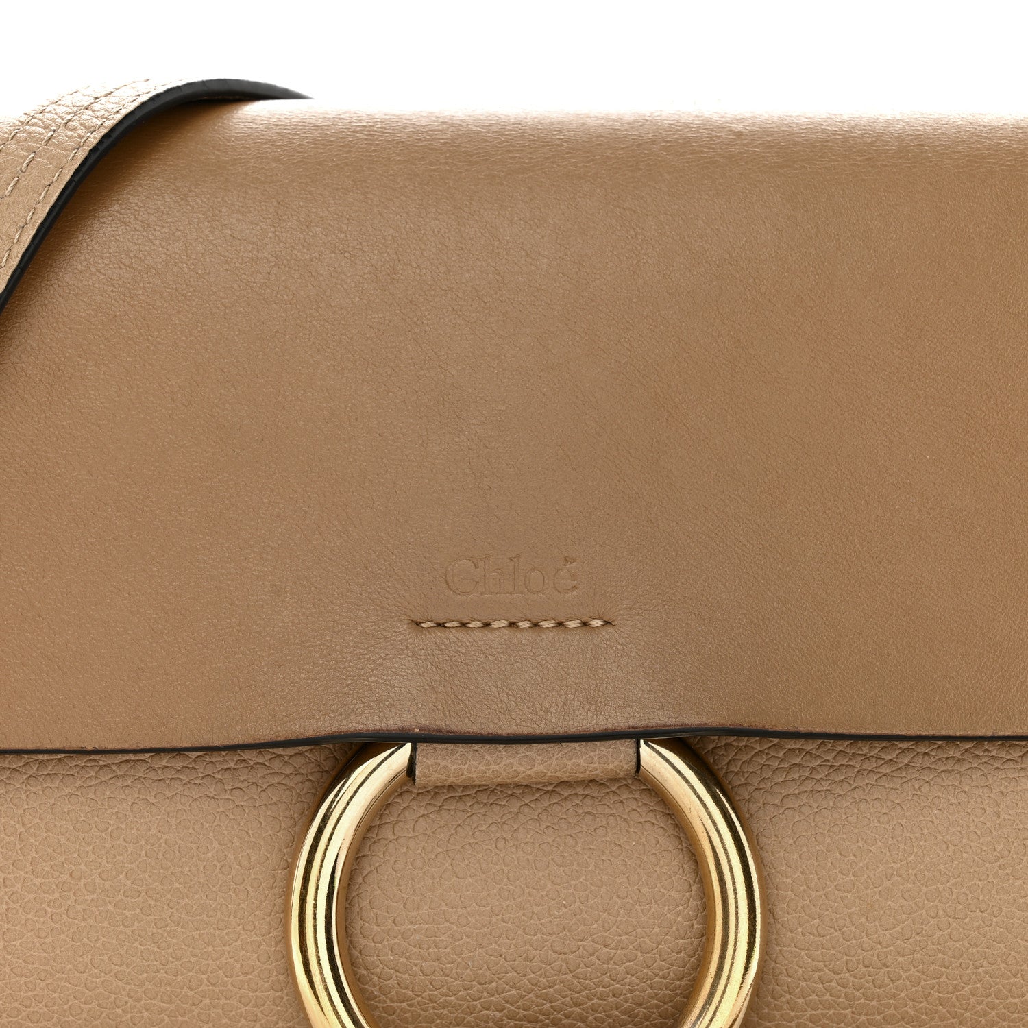 Chloe Calfskin Small Faye Shoulder Bag Blush 8 of 13