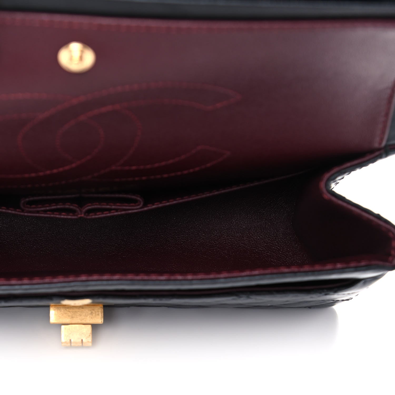 Chanel Aged Calfskin Quilted 2.55 Reissue 225 Flap Black 5 of 11