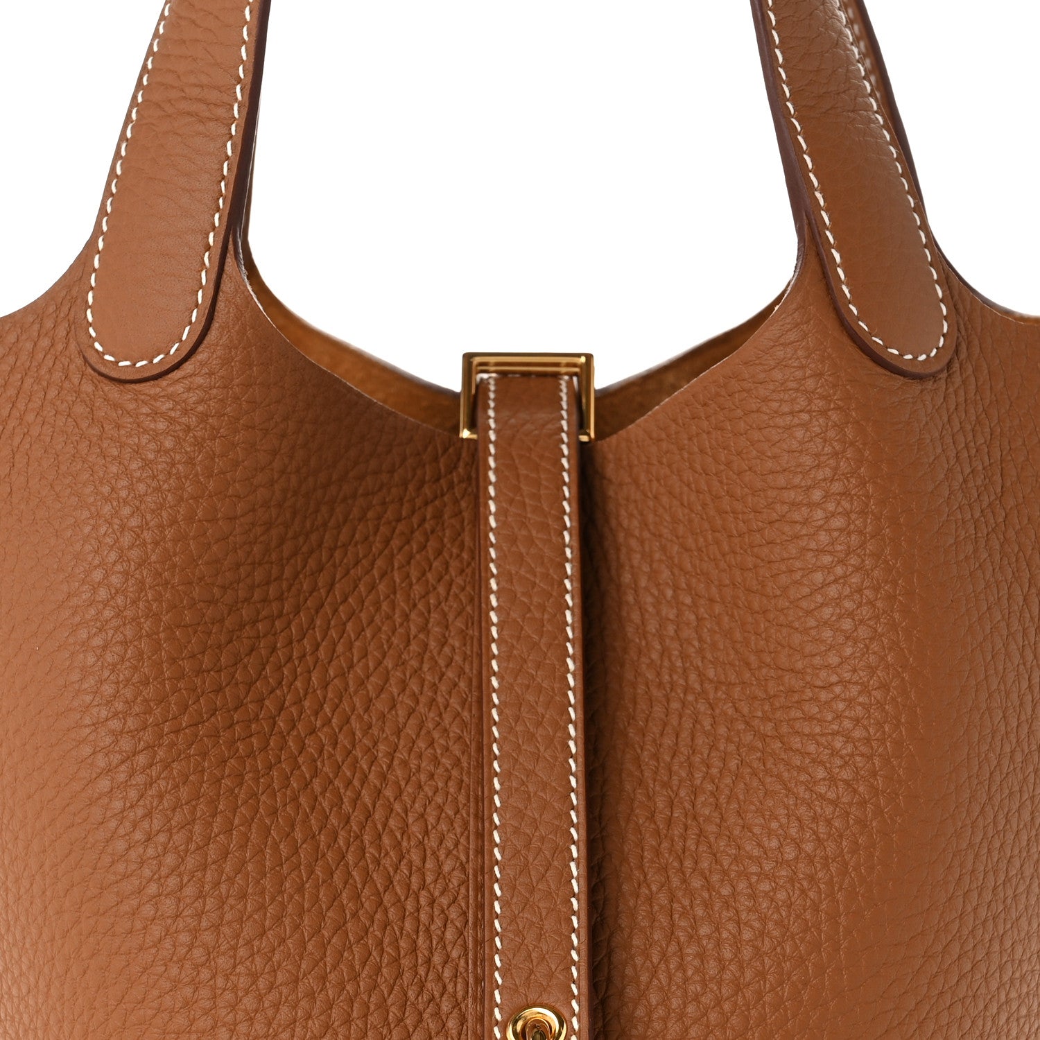 Hermes Taurillon Clemence Picotin Lock 18 PM Gold 8 of 11