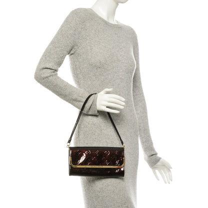 Louis Vuitton Vernis Rossmore MM Amarante 2 of 6