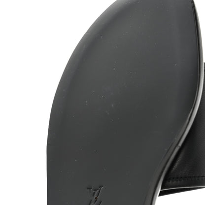 Louis Vuitton Lambskin Magnetic Flat Mule 36 Black 8 of 9