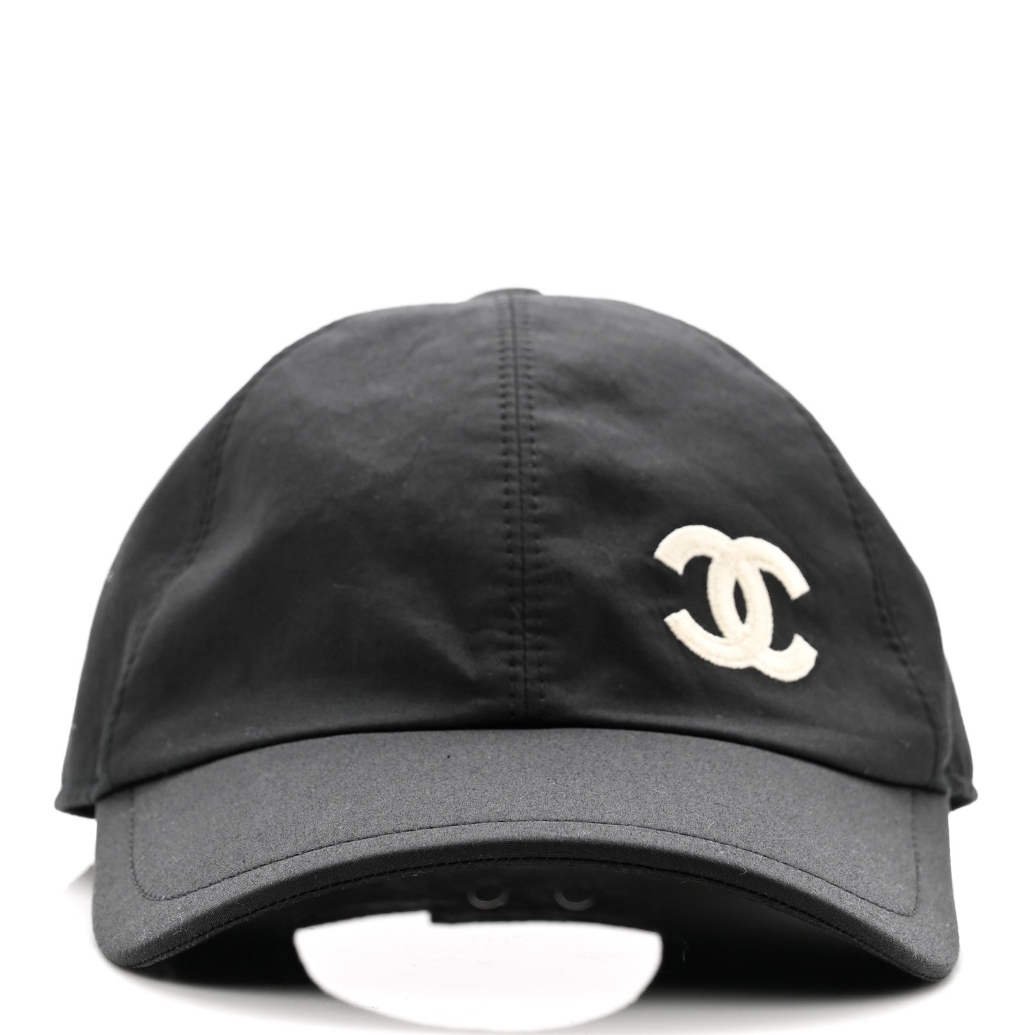 Chanel Cotton CC Cap Hat Black 3 of 9