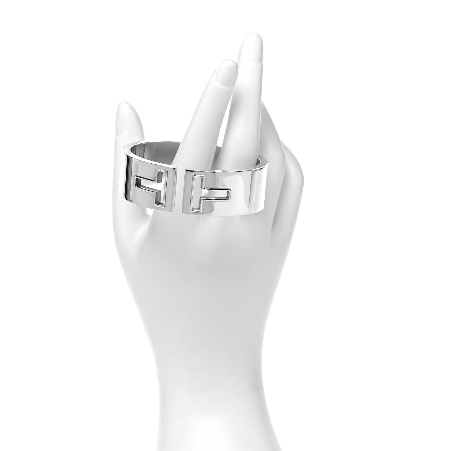 Tiffany Sterling Silver T Cutout Cuff Bracelet 2 of 4