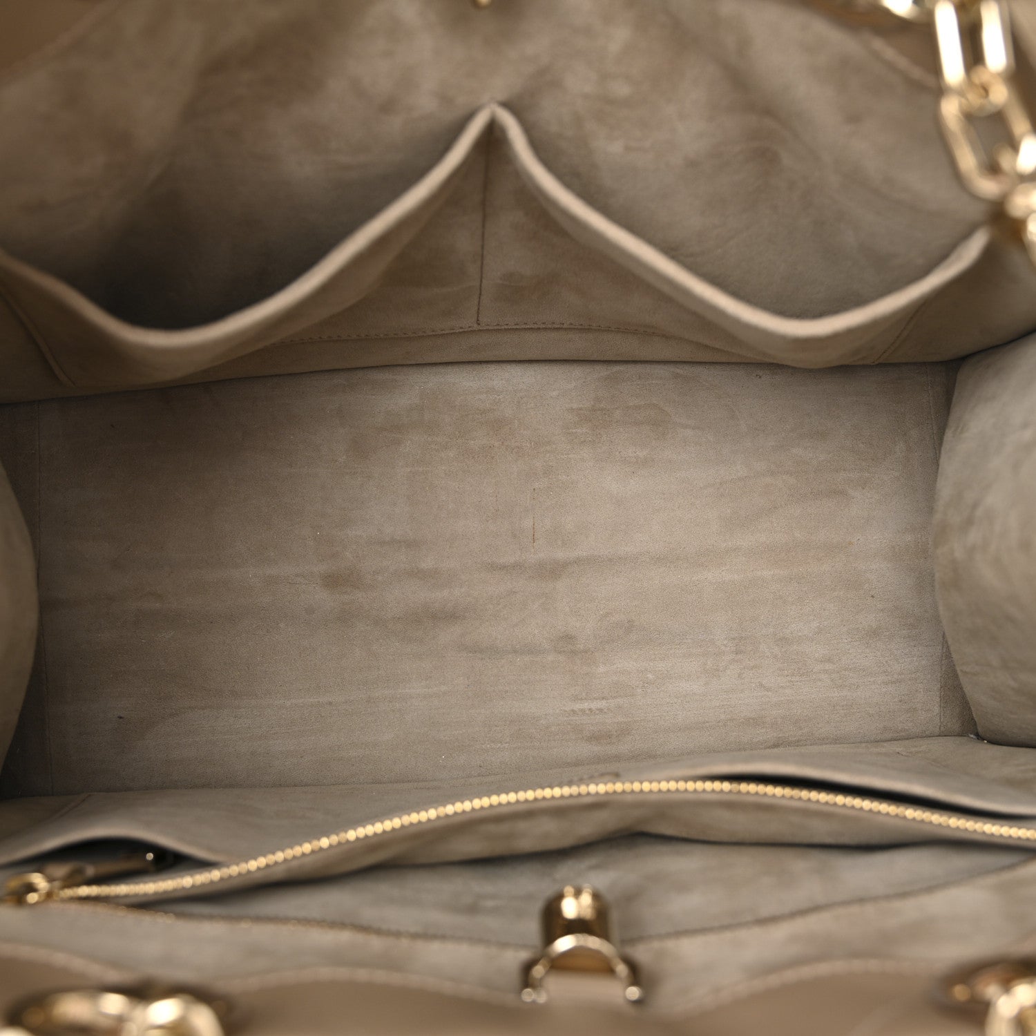 Christian Dior Calfskin Archicannage Medium Essential Tote Beige 5 of 14