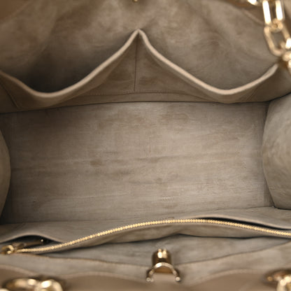 Christian Dior Calfskin Archicannage Medium Essential Tote Beige 5 of 14