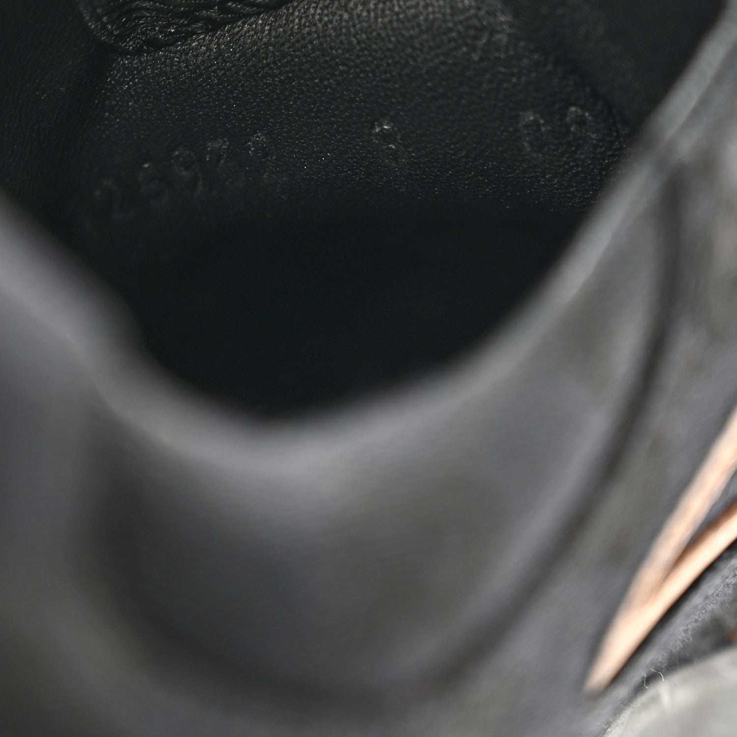 Gucci Monogram Textured Dollar Calfskin Mens Rhyton Sneakers 8 Black Khaki Beige 8 of 12