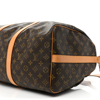 Louis Vuitton Monogram Keepall Bandouliere 50 9 of 17