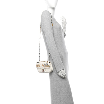 Chanel Lambskin Quilted Mini Coco Clips Flap White 2 of 10