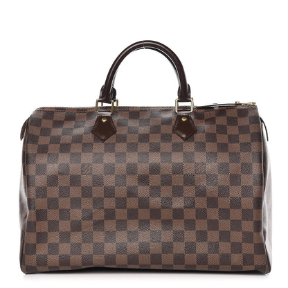 Louis Vuitton Damier Ebene Speedy 35 1 of 8