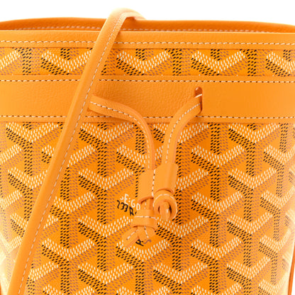 Goyard Goyardine Petit Flot Mini Bucket Bag Yellow 8 of 10