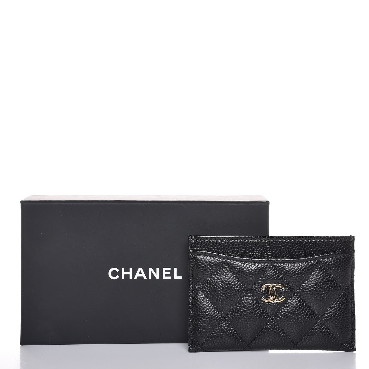 Chanel Caviar Quilted Card Holder Black 9 of 9