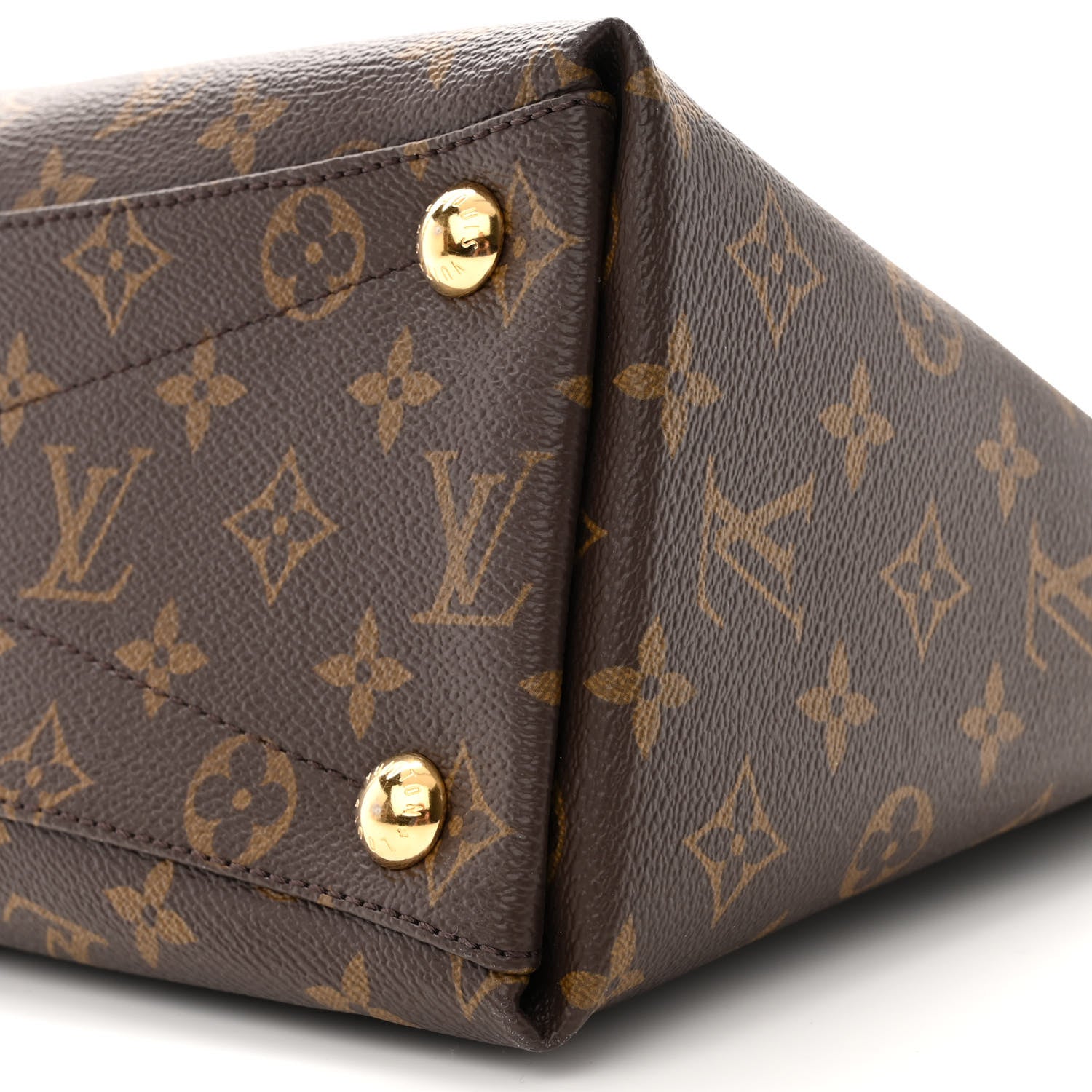 Louis Vuitton Monogram V Tote MM Khaki Cream 9 of 11
