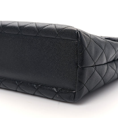 Chanel Caviar Quilted Jumbo Kelly Flap Black 10 of 10