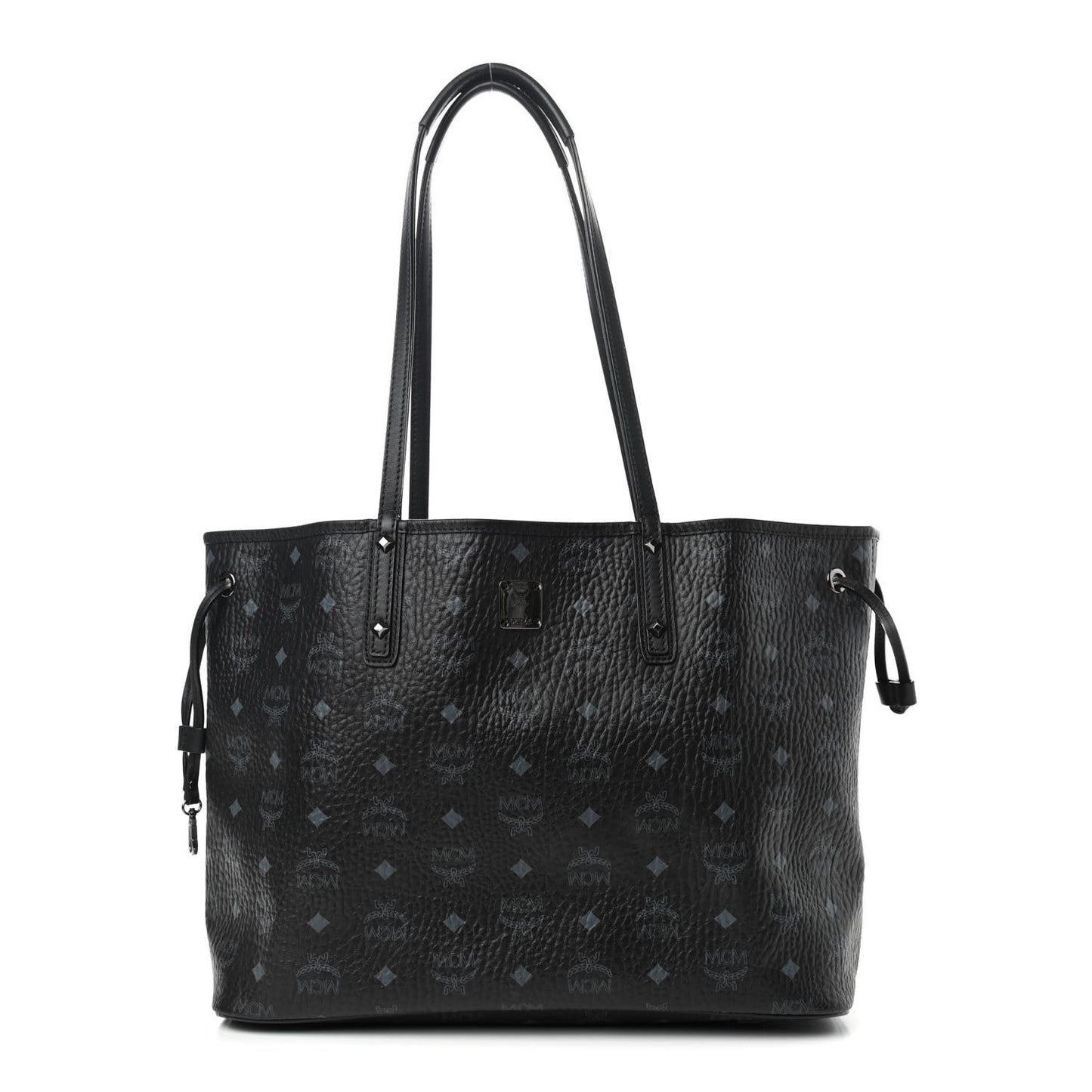 Visetos Medium Project Reversible Shopper Tote Black