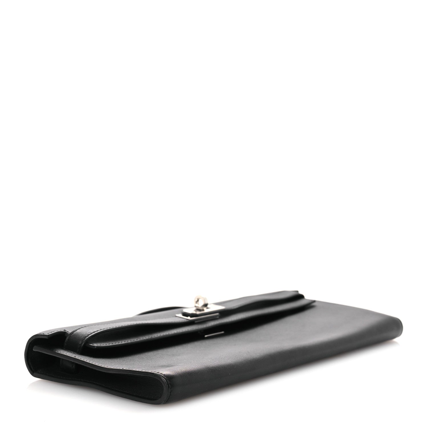 Hermes Swift Kelly Cut Clutch Pochette Black 4 of 13