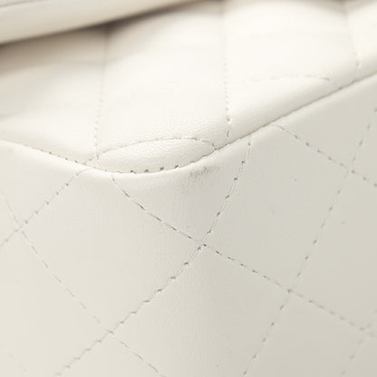 Chanel Lambskin Quilted Mini Rectangular Flap White 10 of 11