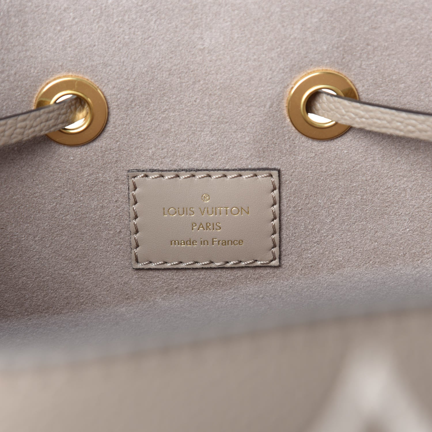 Louis Vuitton Empreinte Monogram Giant Neonoe MM Tourterelle Creme 8 of 11