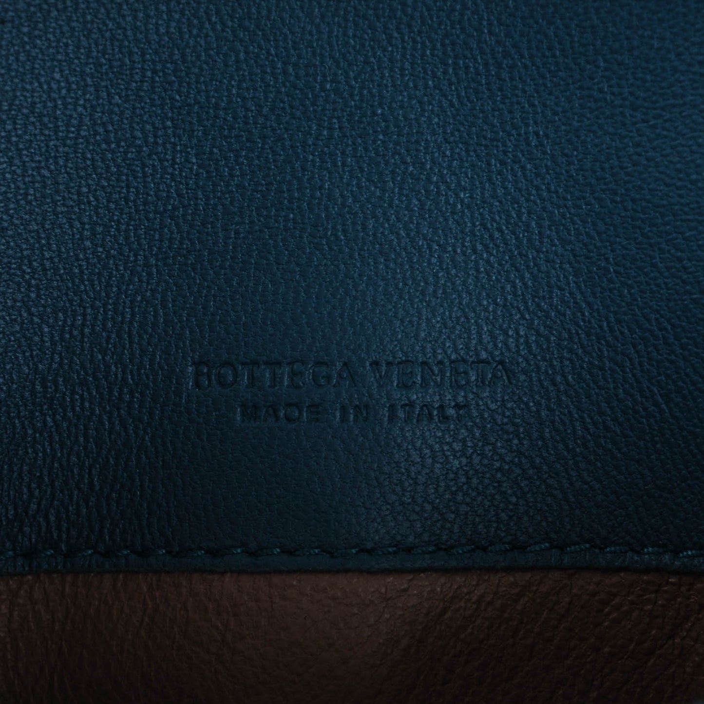 Nappa Ayers Intrecciato Continental Wallet Teal