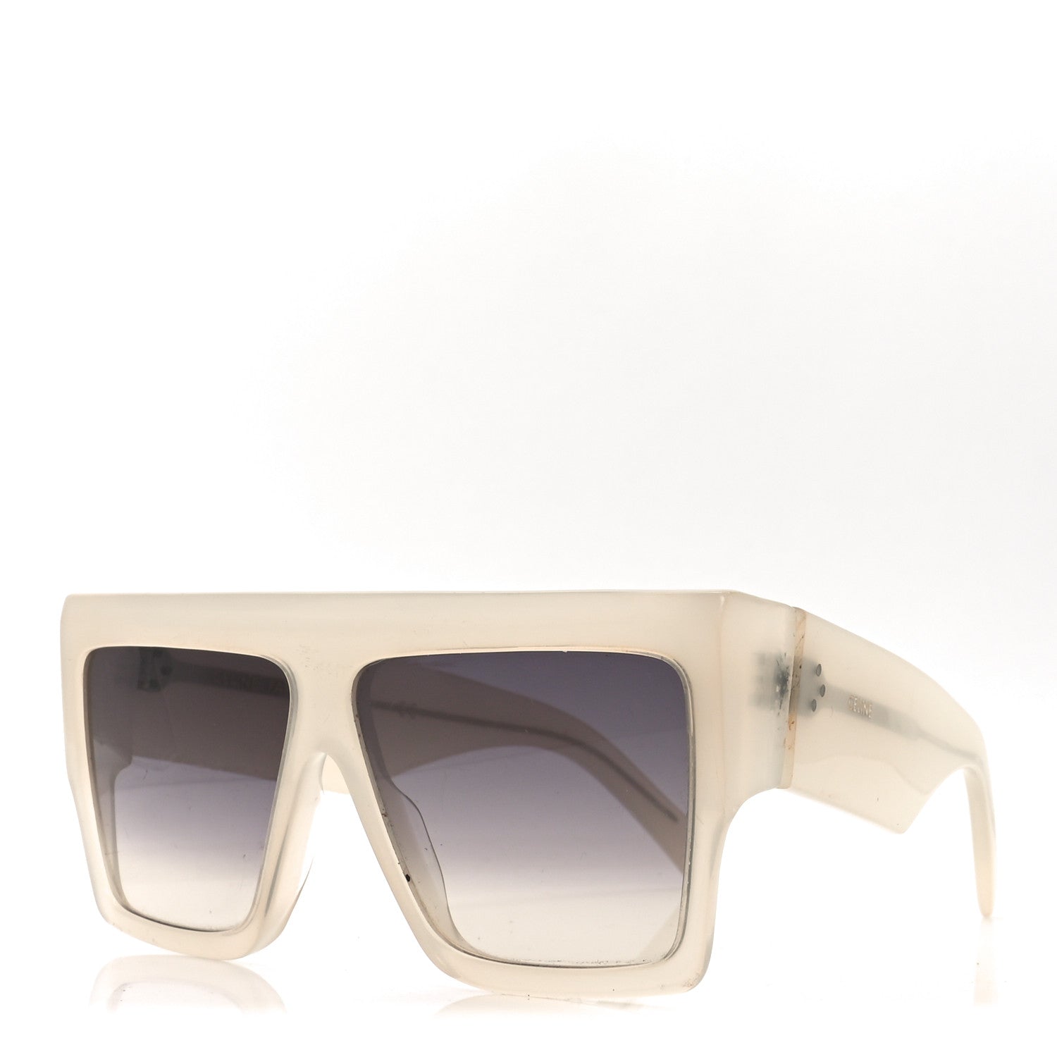 Celine Rectangular Sunglasses CL400921 Transparent White 1 of 5