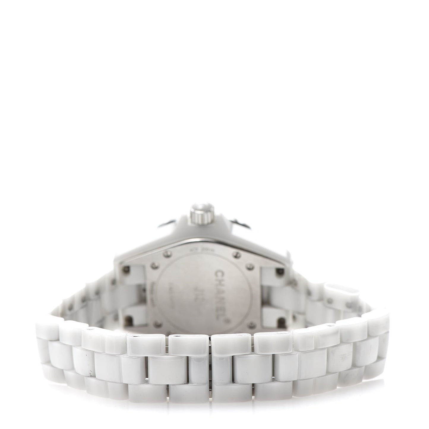Stainless Steel Ceramic 33mm J12 Quartz Watch White